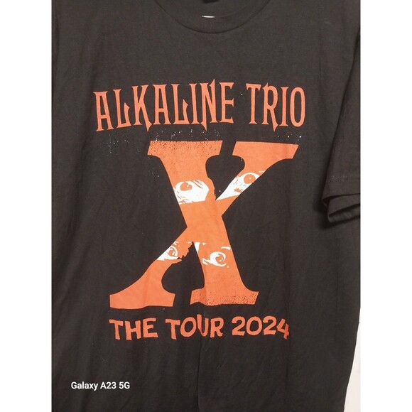 Alkaline Trio Mens XL 2024 Tour Shirt Blood, Hair & Eyeballs Concert - Picture 2 of 7